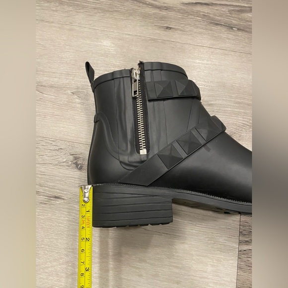 REBECCA MINKOFF Quincy Waterproof Rain Boots/Booties Women’s Size 8 Black - Picture 8 of 14